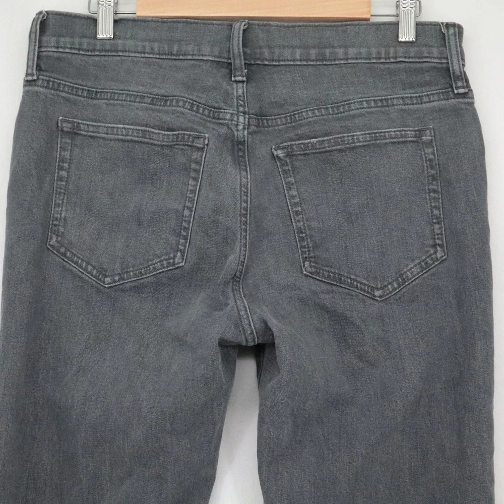 J.Crew Flex Slim Fit Gray Wash Denim Jeans Mens Size 32x34 Stretch
